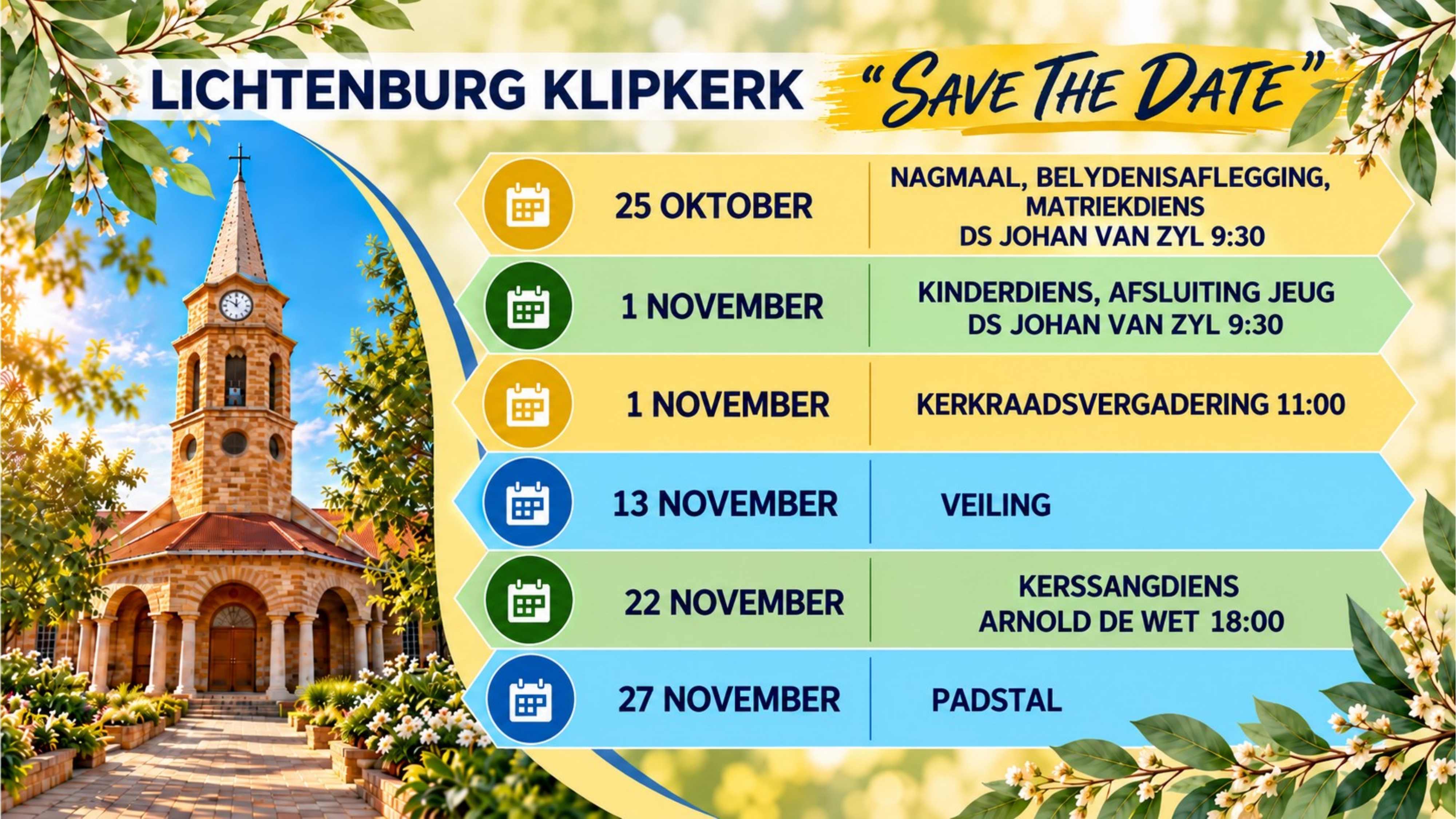 klipkerk gebeure